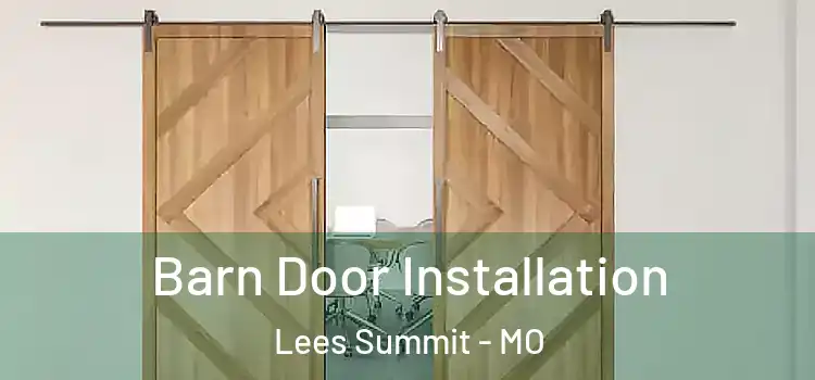 Barn Door Installation Lees Summit - MO